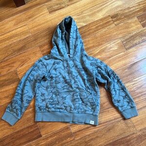 Boys Free Planet Dinosaur Hoodie with Kangaroo Pocket